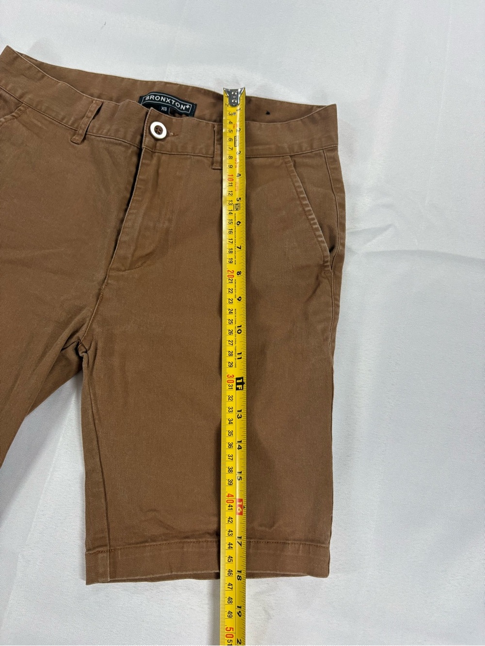 Bronxton Brown Stretch Chino Shorts Men’s XS - Picture 8 of 8